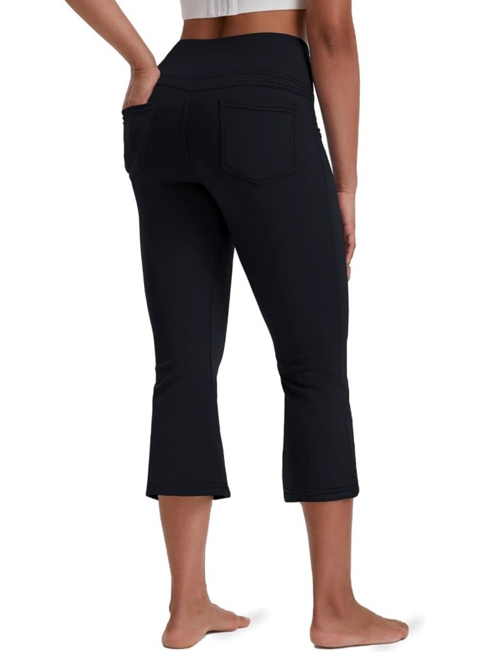 Bootcut Yoga Leggings for Women - Flare Pants with 4 Pockets, Comfortable Fit